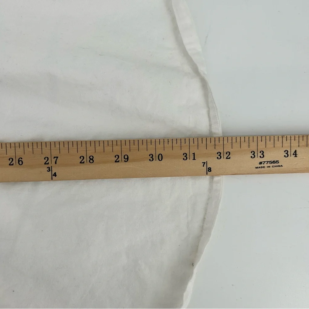 WOODS & GRAY Shirt Mens White Long Sleeve Sz S US XL Button Down 100% Cotton - Picture 8 of 8